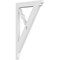 Ekena Millwork Artisan Architectural Grade PVC Bracket, 5/8"W X 6"D X 10"H BKTP01X06X10AR - alternate 1